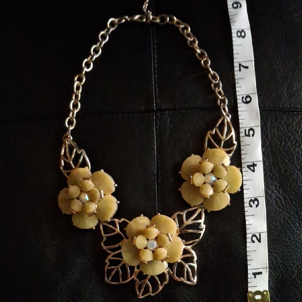 Gold Floral Necklace